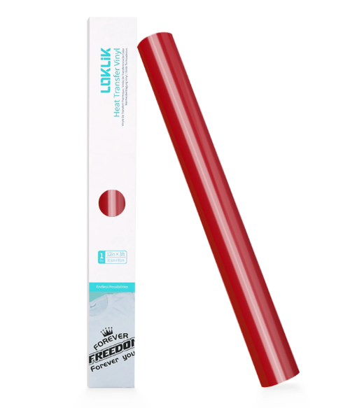 Heat Transfer Vinyl Basic- Red - 30.5 x 180 cm (000780)