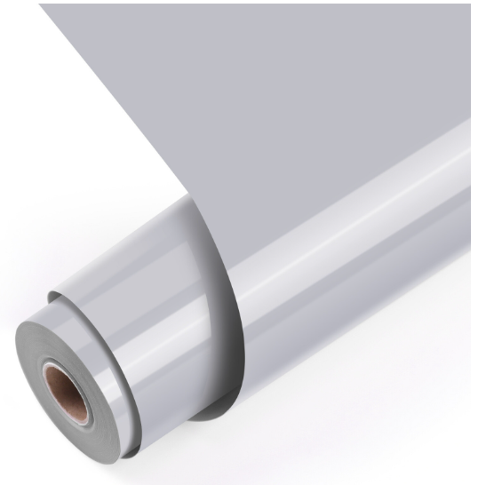 Heat Transfer Vinyl Basic- Silver - 30.5 x 180 cm (000803)