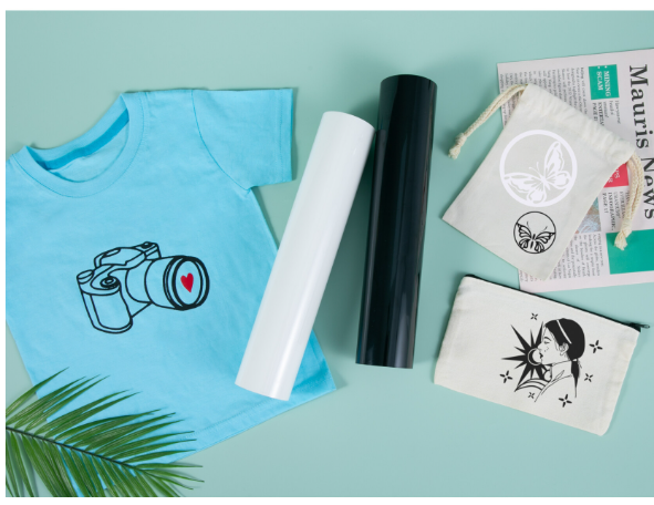 Heat Transfer Vinyl Basic- Silver - 30.5 x 180 cm (000803)