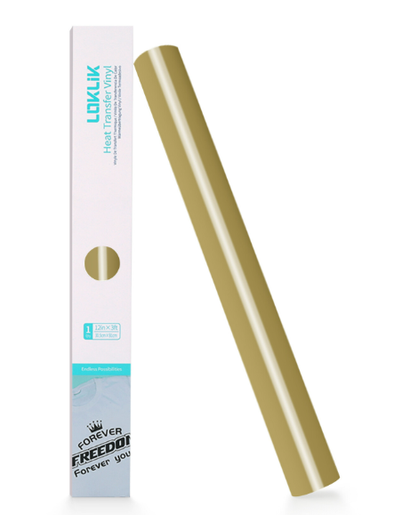 Heat Transfer Vinyl Basic- Golden - 30.5 x 180 cm (000810)
