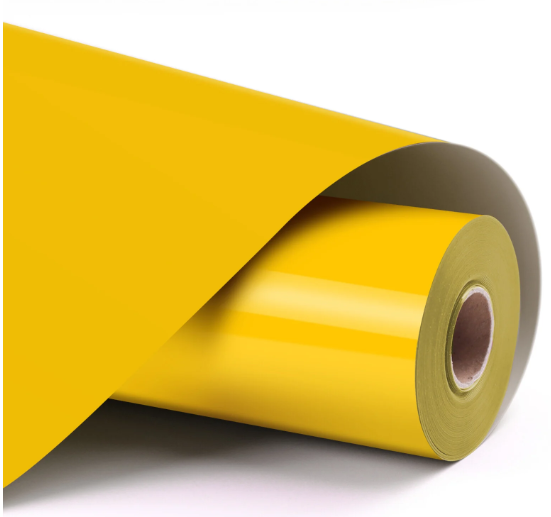 Heat Transfer Vinyl Basic- Yellow - 30.5 x 180 cm (000834)