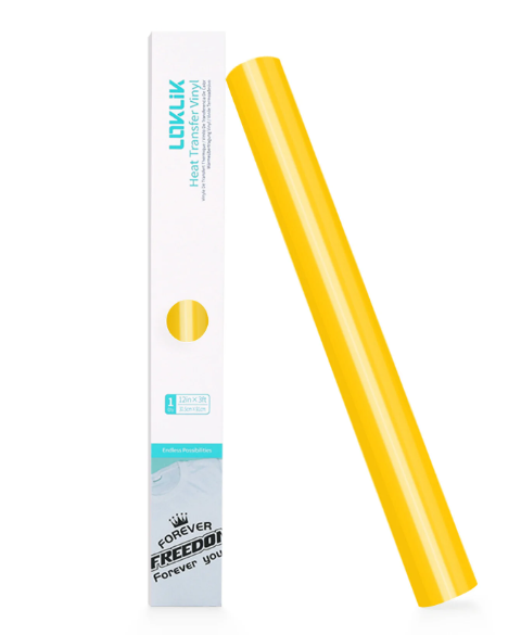 Heat Transfer Vinyl Basic- Yellow - 30.5 x 180 cm (000834)