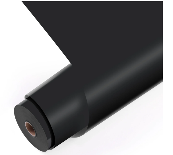 Heat Transfer Vinyl Basic 12 m - Black - 30.5 x 1200 cm (001176)