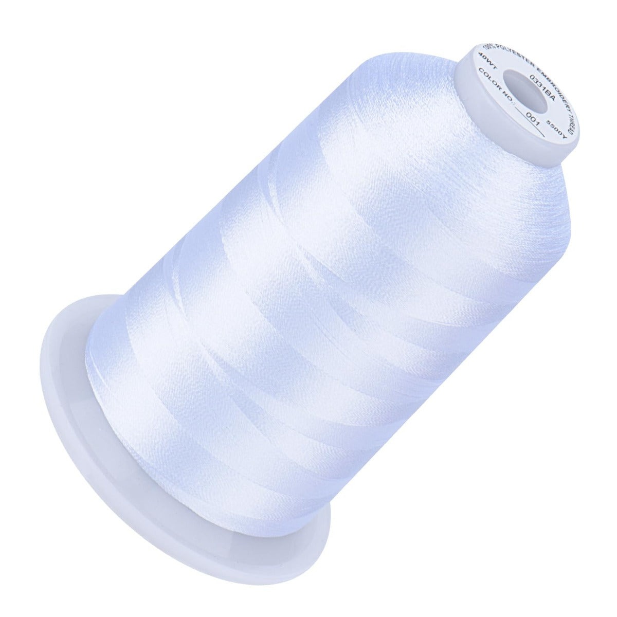 Premium Quality Polyester borduurgaren - 500m - Wit - 001