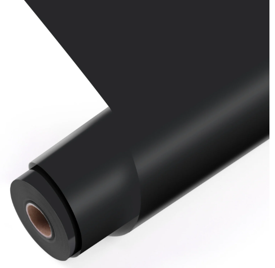 Permanent Adhesive Vinyl Matte - Black - 30.5 x 180 cm (002043)