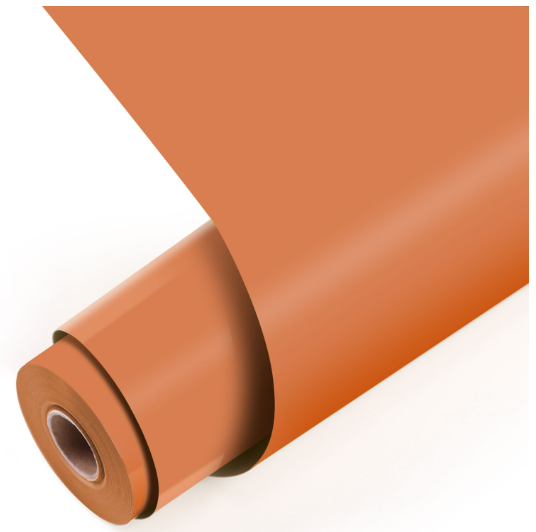 Permanent Adhesive Vinyl Matte - Orange - 30.5 x 180 cm (002074)