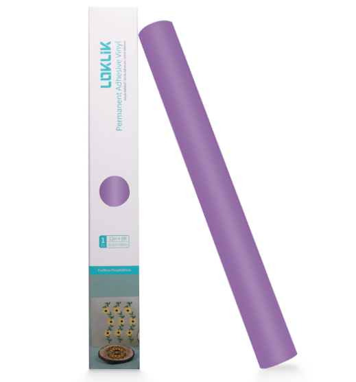 Permanent Adhesive Vinyl Matte - Purple - 30.5 x 180 cm (002081)