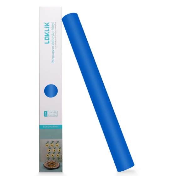 Permanent Adhesive Vinyl Matte - Blue - 30.5 x 180 cm (002104)