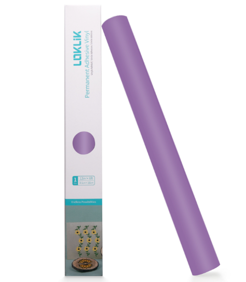 Permanent Adhesive Vinyl Matte - Light Purple - 30.5 x 180 cm (002135)