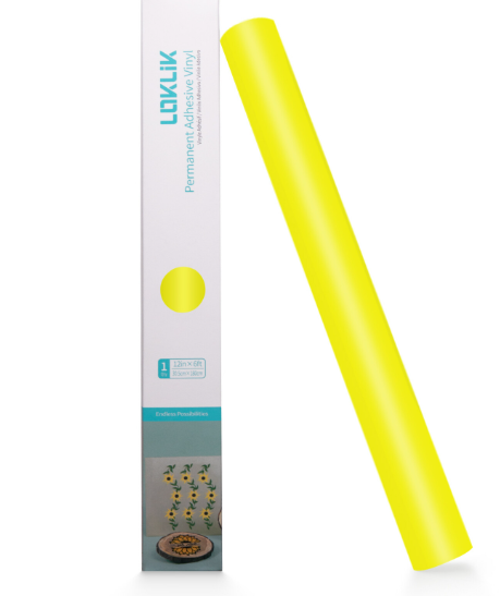 Permanent Adhesive Vinyl Matte - Lemon Yellow - 30.5 x 180 cm (002159)