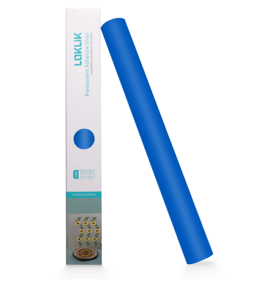 Permanent Adhesive Vinyl Matte - King Blue - 30.5 x 180 cm (002166)