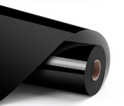 Permanent Adhesive Vinyl Glossy - Black - 30.5 x 180 cm (002180)