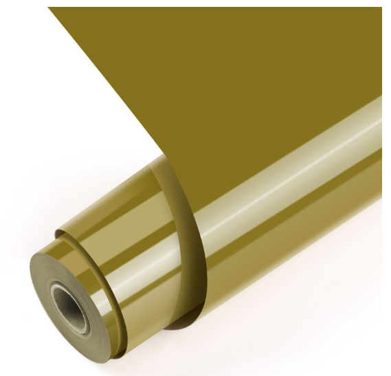 Permanent Adhesive Vinyl Glossy - Golden - 30.5 x 180 cm (002210)