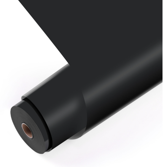 Permanent Adhesive Vinyl Matte 12 m - Black - 30.5 x 1200 cm (002739)