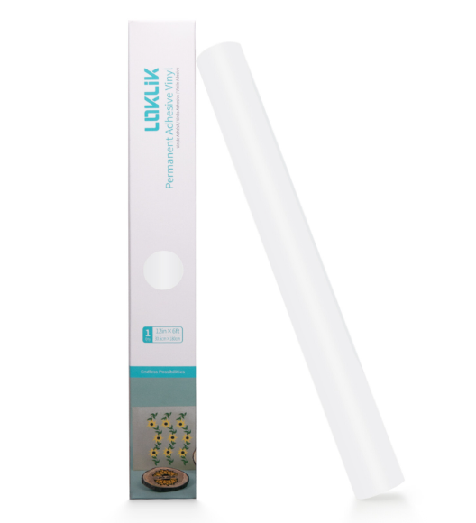 Permanent Adhesive Vinyl Matte 12 m - White - 30.5 x 1200 cm (002746)