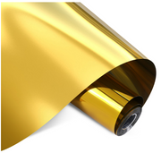 Permanent Adhesive Vinyl Mirror Metallic - Gold - 30.5 x 180 cm (003576)