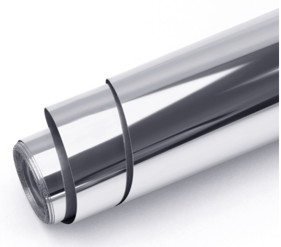 Permanent Adhesive Vinyl Mirror Metallic - Silver - 30.5 x 180 cm (003583)