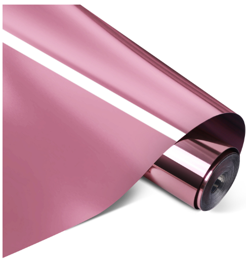 Permanent Adhesive Vinyl Mirror Metallic - Rose Gold - 30.5 x 180 cm (003590)