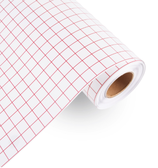 Grid Transfer Tape Roll 30 cm x 3 m - Red (003804)
