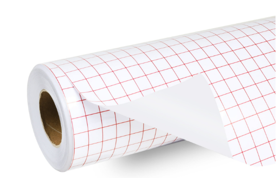 Grid Transfer Tape Roll 30 cm x 3 m - Red (003804)