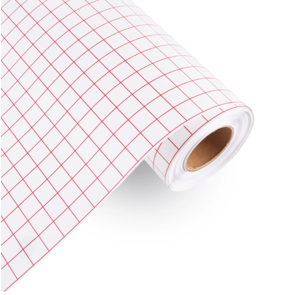 Grid Transfer Tape Roll 30 cm x 15 m - Red (003811)