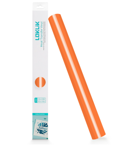 Heat Transfer Vinyl Basic- Orange - 30.5 x 180 cm (006188)