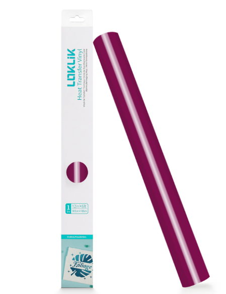 Heat Transfer Vinyl Basic- Rose Red - 30.5 x 180 cm (006195)