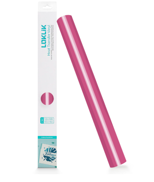 Heat Transfer Vinyl Basic- Pink - 30.5 x 180 cm (006201)