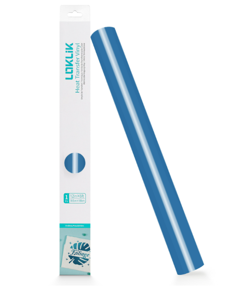 Heat Transfer Vinyl Basic- Ocean Blue - 30.5 x 180 cm (006409)