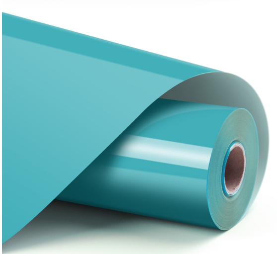 Heat Transfer Vinyl Basic- Aqua Blue - 30.5 x 180 cm (006416)