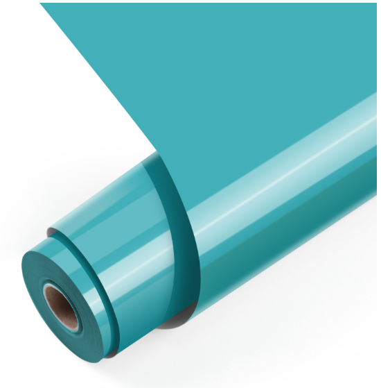 Heat Transfer Vinyl Basic- Aqua Blue - 30.5 x 180 cm (006416)