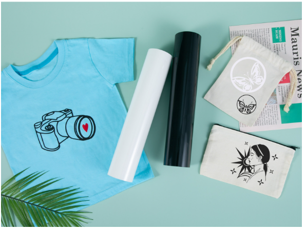 Heat Transfer Vinyl Basic- Aqua Blue - 30.5 x 180 cm (006416)