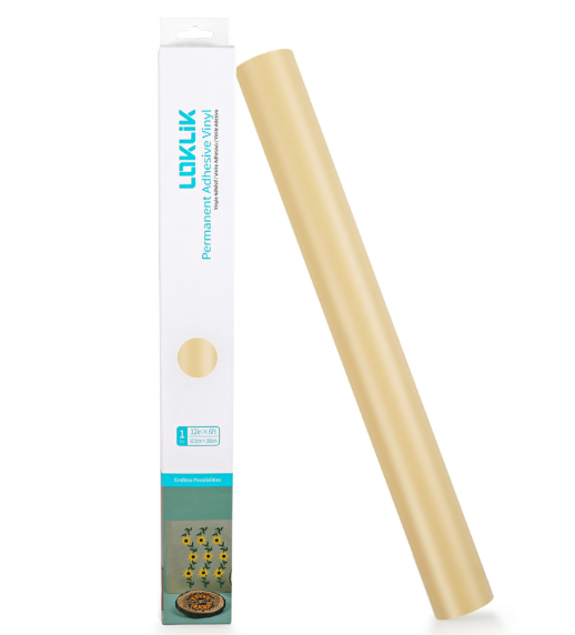 Permanent Adhesive Vinyl Matte - Beige - 30.5 x 180 cm (008878)