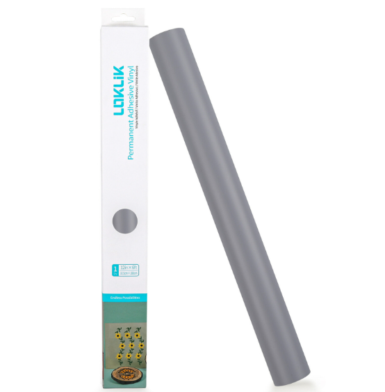 Permanent Adhesive Vinyl Matte - Light Gray - 30.5 x 180 cm (008892)