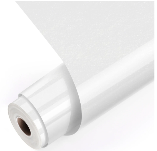 Heat Transfer Vinyl Glitter - White - 30.5 x 90 cm (008915)