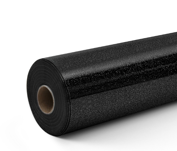 Heat Transfer Vinyl Glitter - Black - 30.5 x 90 cm (008939)
