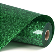 Heat Transfer Vinyl Glitter - Green - 30.5 x 90 cm (008946)
