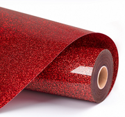 Heat Transfer Vinyl Glitter - Red - 30.5 x 90 cm (008953)