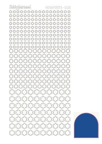 Hobbydots stickervel 008 - Blue (Mirror)
