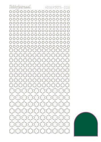 Hobbydots stickervel 008 - Green (Adhesive)