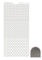 Hobbydots stickervel 008 - Silver (Mirror)