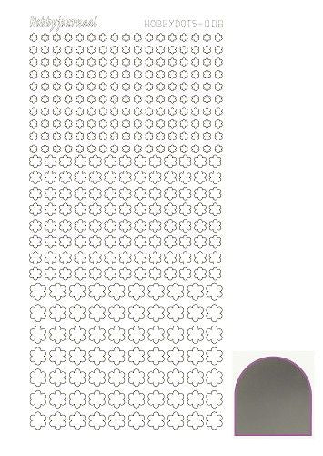 Hobbydots stickervel 008 - Silver (Mirror)