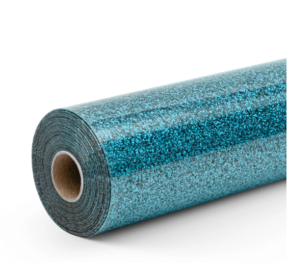 Heat Transfer Vinyl Glitter - Light Blue - 30.5 x 90 cm (009103)