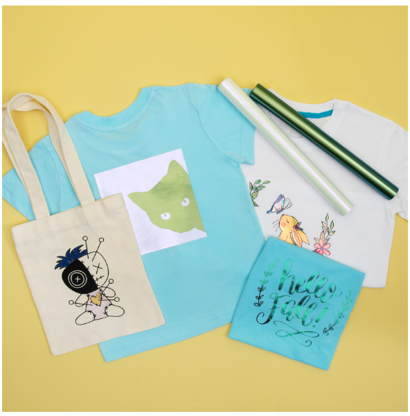 Heat Transfer Vinyl Chameleon - Gold to Green- 30.5 x 90 cm (009110)