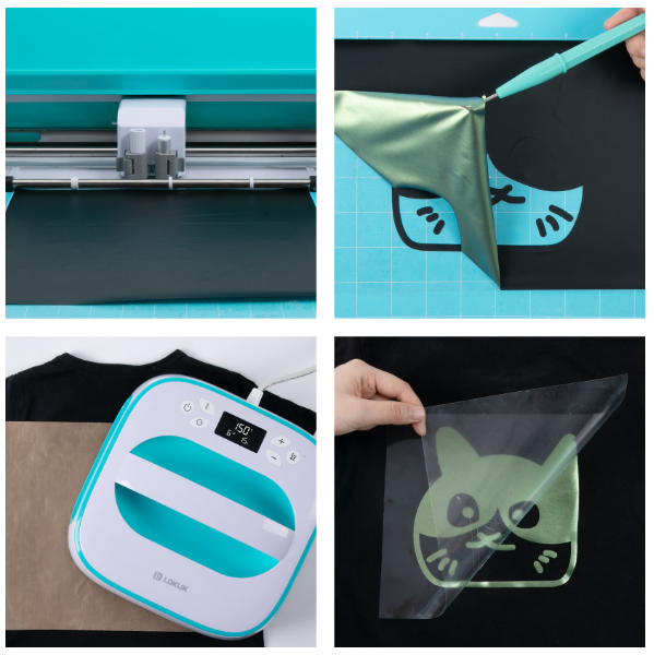 Heat Transfer Vinyl Chameleon - White to Red- 30.5 x 90 cm (009127)