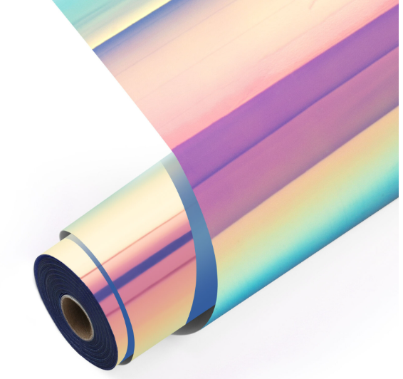 Permanent Adhesive Vinyl Holographic - Bluish Violet - 30.5 x 90 cm (009165)