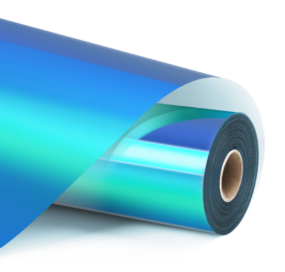 Permanent Adhesive Vinyl Holographic - Aqua Blue - 30.5 x 90 cm (009172)