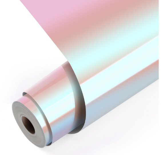 Permanent Adhesive Vinyl Holographic - Pink - 30.5 x 90 cm (009189)