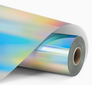 Permanent Adhesive Vinyl Holographic - Iridescent Silver - 30.5 x 90 cm (009196)