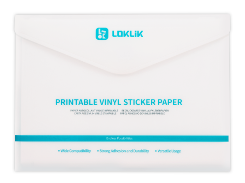 LOKLiK Bedrukbaar mat stickerpapier A4 - 20 vellen (009219)